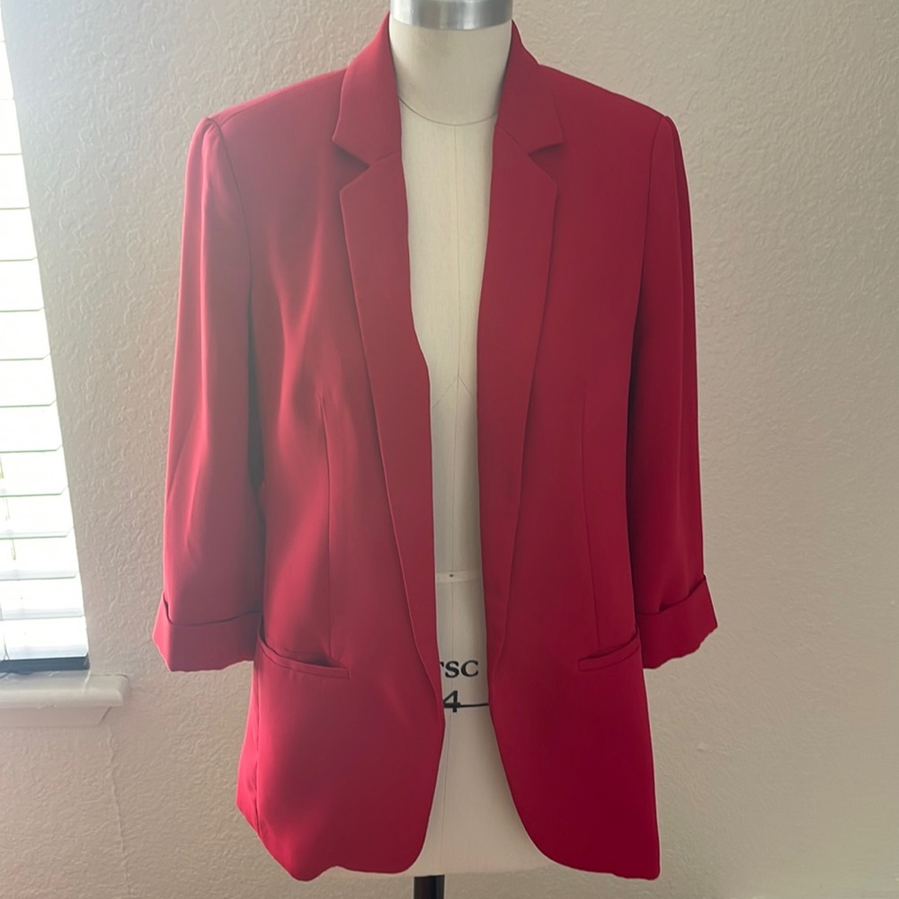 Red Express Boyfriend Blazer